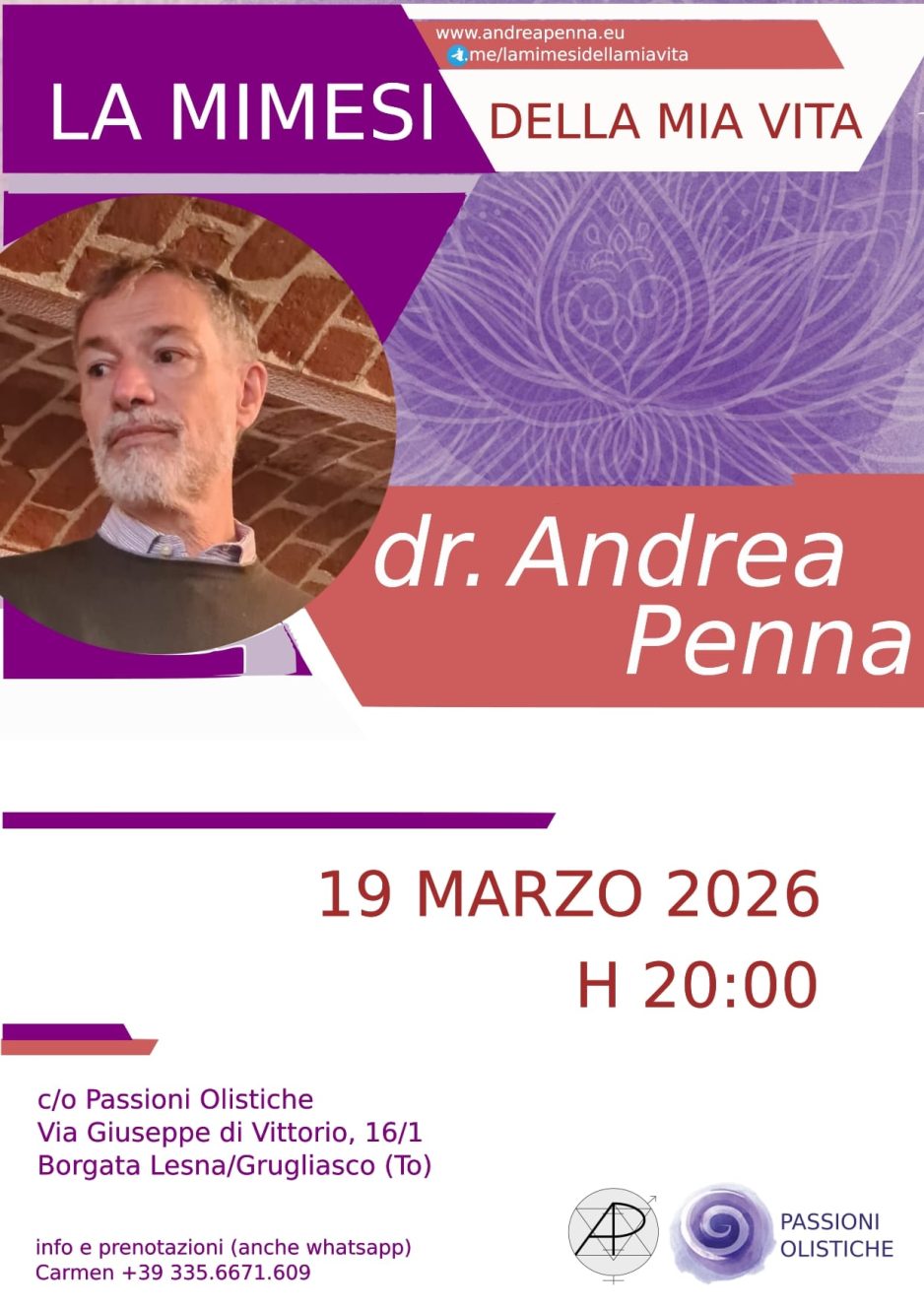 Locandina e calendario